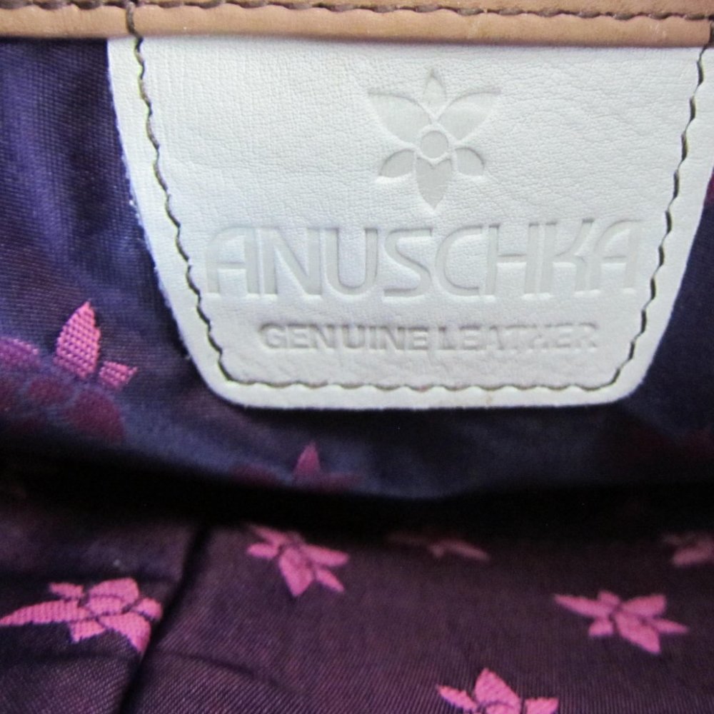 Anuschka Hand Painted Leather  Crossbody Bag Purse - Picture 9 of 15